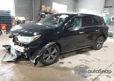 2017 Acura Mdx из США, поврежденный, VIN 5FRYD4H39HB003357